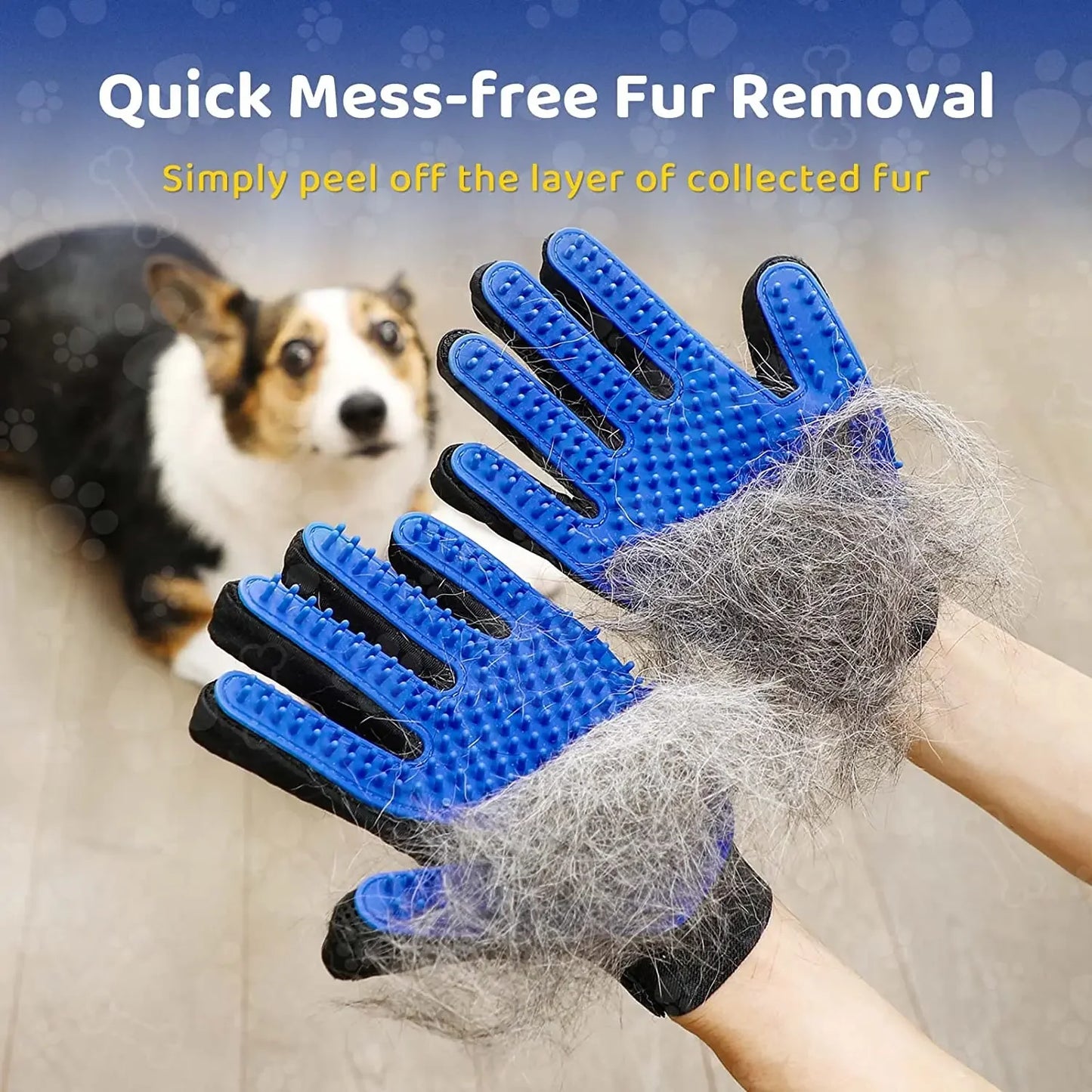 Pet Grooming Glove Gentle Efficient Hair Remover Mitt Cat Accessories dog Glove for Dogs Cats Pet Products Supplies