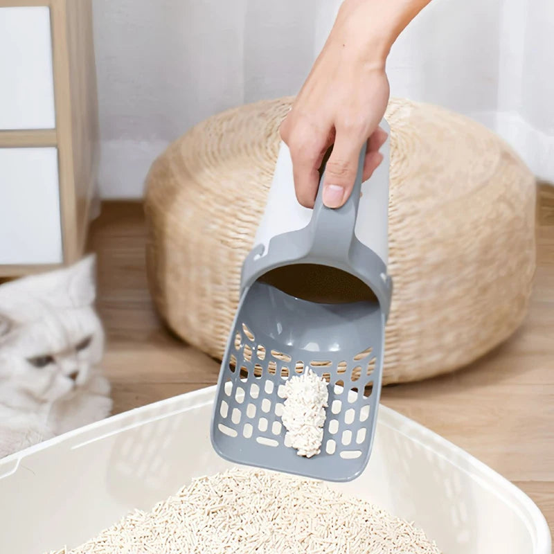 Cat Litter Scoop Removable portable Cats Sand Shovel Toilet Garbage Picker With Bag Filter For Cat Litter SandBox Self Cleaning